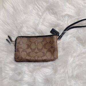 Brown Monogram Wristlet